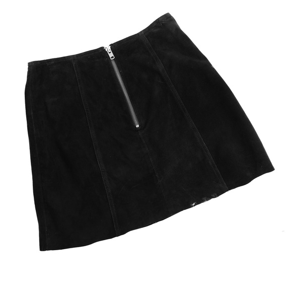 Hand Painted, suede SuperDry mini skirt - Picture 5 of 7